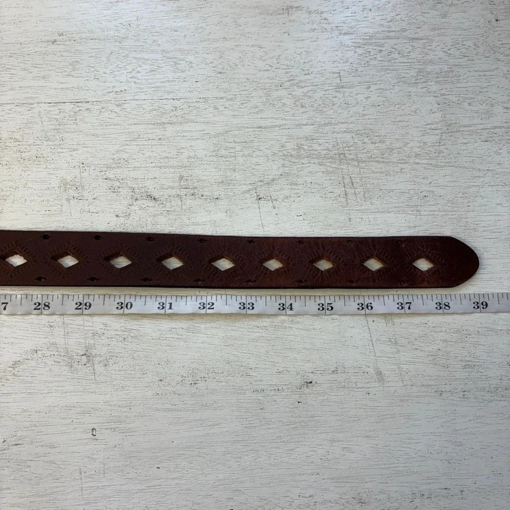 Dockers Leather Belt Men's L 1602 Brown 32
